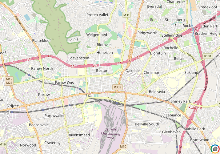 Map location of Boston